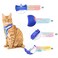 Supet Stylish EscapeProof Cat Harness and Leash Set Adjustable Fit Comfortable Neoprene Material Reflective Night Visibility Multicolor Cartoon Pattern Size M Chest 110183