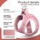 TwoEar Cat Harness Escape Proof Soft Dog Vest Harness Adjustable Breathable Mesh Stepin Puppy Walking Jacket Reflective Easy Control for Extral Small Pets for Outdoor WalkingXXS Pink