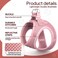 TwoEar Cat Harness Escape Proof Soft Dog Vest Harness Adjustable Breathable Mesh Stepin Puppy Walking Jacket Reflective Easy Control for Extral Small Pets for Outdoor WalkingXXS Pink