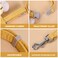 WELLYUK Cat Harness and Leash Set for Outdoor Travel Walking Escape Proof Soft Safe Adjustable Kitten Puppy Small Strap Kitty Cute Bee Wings Yellow S