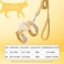 WELLYUK Cat Harness and Leash Set for Outdoor Travel Walking Escape Proof Soft Safe Adjustable Kitten Puppy Small Strap Kitty Cute Bee Wings Yellow S