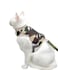 YIZHI MIAOW Yizhi Miaow Cat Harness and Leash Set for Walking Escape Proof Adjustable Cat Vest Harness Padded Stylish Cat Walking Jackets Camo Green Small