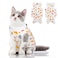 SUNFURA Cat Recovery Suit Kitten Surgical Full Bodysuit for Abdominal Wound Protector Anti Licking After Surgery Professional Bandages Cone ECollar Alternative for Small Male Female Pets