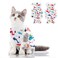 SUNFURA Cat Recovery Suit Kitten Surgical Full Bodysuit for Abdominal Wound Protector Anti Licking After Surgery Professional Bandages Cone ECollar Alternative for Small Male Female Pets