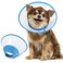 Vivifying Dog Cones for Small Dogs Adjustable 896 Inches Soft Lightweight Elizabethan Collar for Puppy and Large Cats to Stop Licking Wounds After SurgeryBlue