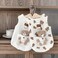 Jatmira Cute Pet Apparel Plush Bear Pattern Cartoon Dog Clothes All Season Sleeveless Puppy Kitten Pullover Soft SkinFriendly White1 M 4477lbs