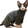 DUOMASUMI Sphynx Cat Clothes SelfHeating Warm Thermal Underwear Hairless Cat Clothes for DevonCornishPerterbald CatXL