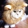 Idepet Realistic Funny Mane for Dogs Cats Lion Cat Costumes Halloween Hat for Dogs Cats