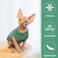 OUOBOB Sphynx Cat Clothes Breathable Hairless Cat Shirts Stripe Kitten TShirts Sleeveless Pullover Cat Sweaters Pet Summer Apparel for Sphynx Cornish Rex Devon Rex Peterbald Small Dogs