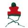 Pawskido Cat Christmas Costume Knit Pet Hat and Holiday Scarf Winter cat Outfits