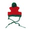 Pawskido Cat Christmas Costume Knit Pet Hat and Holiday Scarf Winter cat Outfits