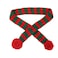 Pawskido Cat Christmas Costume Knit Pet Hat and Holiday Scarf Winter cat Outfits