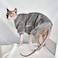 DUOMASUMI Warm Pet Sweater Sphynx Cat Clothes Fashion Soft Cat Apparel Comfort Thickened Winter Sphinx Hairless Cat Clothes S