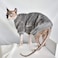 DUOMASUMI Warm Pet Sweater Sphynx Cat Clothes Fashion Soft Cat Apparel Comfort Thickened Winter Sphinx Hairless Cat Clothes S