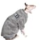 DUOMASUMI Warm Pet Sweater Sphynx Cat Clothes Fashion Soft Cat Apparel Comfort Thickened Winter Sphinx Hairless Cat Clothes S