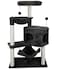 YUNIQUE Cat Tree with Cat Condo and Big Hammock Darkgrey