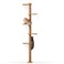 FUKUMARU WallMounted Cat Tree for Small Medium Cats 5Tier Tall Cat Climbing Tower with Scratching Post Indoor Cat Wall Shelves for Climbing Scratching Lookout