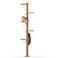 FUKUMARU WallMounted Cat Tree for Small Medium Cats 5Tier Tall Cat Climbing Tower with Scratching Post Indoor Cat Wall Shelves for Climbing Scratching Lookout