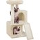 Yaheetech Cat Tree for Indoor Pets 36in Tower Condo wExtra Large Perch Scratching Posts Board Dangling Ball Play Structure for Kittens Adult Cats Beige