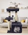 FISH&NAP FISHNAP Cute Cat Tree Kitten Cat Tower for Indoor Cat Condo Sisal Scratching Posts with Jump Platform Cat Furniture Activity Center Play House Smoky Grey