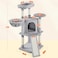 Yaheetech Cat Tree 42in Cat Tower for Indoor Cats Pet House with Large Perch Scratching Posts Cozy Condo Scratching Ramp Cat Activity Center Furniture Light Gray