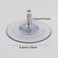 SquEqu 4 Pack Cat Window Perch Suction Cup Replacement with Screws 85mm Sturdy Strong Hanging Holder Suction Cups for Cat Window Perch Cordless Hammock Foldable Cats Bed Seat