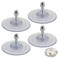 SquEqu 4 Pack Cat Window Perch Suction Cup Replacement with Screws 85mm Sturdy Strong Hanging Holder Suction Cups for Cat Window Perch Cordless Hammock Foldable Cats Bed Seat