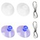 ZALALOVA Cat Window Perch Suction Cups Set of 6 for Cat Seat Hammock
