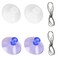 ZALALOVA Cat Window Perch Suction Cups Set of 6 for Cat Seat Hammock