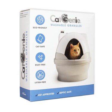 CatGenie Washable Granules Reusable Cat Litter Alternative for Self Cleaning Cat Litter Box No Scooping or Litter Replacement Low Dust Compatible with AI 120