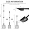 PUPTECK Metal Cat Litter Scoop Long Handle Chicken Poop Scooper Adjustable Kitty Litter Sifter with Deep Shovel Heavy Duty NonStick Coop Accessories