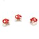 tinkare 3 Pack Jumping Spider Mushroom Hide for Spoods Pet Spider Decor Enclosure Accessories