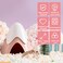 Acsist Hamster Hideout Snowy Mountain Shape Hamster Hide HouseCute Small Animal Habitat Hideaway Hut for Syrian Hamsters Mice Gerbils Rats Pink