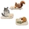 YKD Chinchilla Wooden Platform Set Chinchilla Cage Ledges Small Animals Cage Accessories for Squirrel Gerbil Suger Glider Hamsters 3Pcs of Small Platform