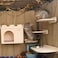YKD Chinchilla Wooden Platform Set Chinchilla Cage Ledges Small Animals Cage Accessories for Squirrel Gerbil Suger Glider Hamsters 3Pcs of Small Platform