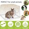 Hamiledyi Bunny Grass House with 2 Grass Mat and Play Balls Foldable Toy Hut for Rabbit Squirrels Guinea Pigs Play and Sleep Edible Grass Hideaway