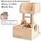Litewoo Hamster Hideout Chewable Toys Wooden Accessories Ladder