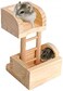 Litewoo Hamster Hideout Chewable Toys Wooden Accessories Ladder