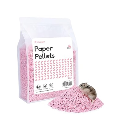 Niteangel Hamster Paper Pellets Bedding 18LB 850g Small Aninam Bedding for Syrian Dwarf Hamsters Gerbils Mice Mouse Lemming Degus or Other SmallSized Pets Pink