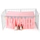 ONEJU Guinea Pig Hideout Guinea Pig Corner Hideout FourSided Fringes Rectangular Top and Washable Hides Suitable Hides for Guinea Pigs and Rabbit No Metal Fences Pink