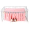 ONEJU Guinea Pig Hideout Guinea Pig Corner Hideout FourSided Fringes Rectangular Top and Washable Hides Suitable Hides for Guinea Pigs and Rabbit No Metal Fences Pink