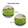 RIOUSSI Guinea Pig Hideout Hideaway Corner Fleece Toys Cage Accessories with Reversible Sides Green Triangle