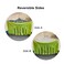 RIOUSSI Guinea Pig Hideout Hideaway Corner Fleece Toys Cage Accessories with Reversible Sides Green Triangle
