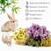 Sukh 42Pcs Herb Bedding Habitat Decor Natural Flower Hamster Mate Herbs Sprays Cage Safe Pet Accessories Decorations Hideout for Hamsters Mouse Guinea Pig Dwarf Gerbils Syrian Mice
