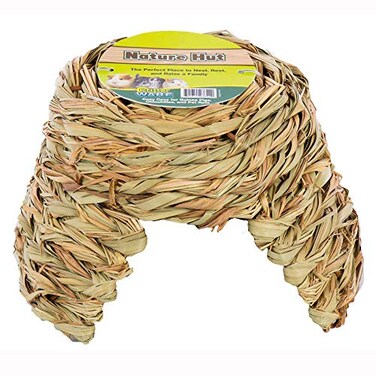 Ware Manufacturing Natural Willow and Grass Pet Hut for Small Pets Medium