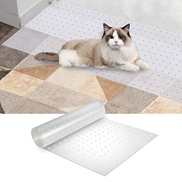 Heuyrao 52 Feet Cat Carpet Protector NonSlip Carpet Protector for Pets Carpet Scratch Stopper from Scratching Carpet at Doorway