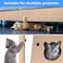 THAMIAO Cat Carpet remnants Cat Scratching Mat Trimmable SelfAdhesive Carpet DIY Climbing Scratcher Scratch Furniture Protector Covering Posts 393 x 158 Beige