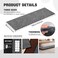 SREBAY Cat Scratch Couch Furniture Protector SelfAdhesive Cat Scratch Pad Deterrent for Furniture DIY Climbing Cat Scratcher Couch Protector from Cat Claws Scratching for Indoor with 10 Pins LightGrey
