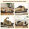 ComSaf Large Cat Scratcher Bed 26 Cat Scratching Board Cat Couch Scratcher Cardboard Durable Scratch Lounge Bed Long Lasting Scartching Pads for Indoor Cats Furniture Protector