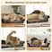 ComSaf Large Cat Scratcher Bed 26 Cat Scratching Board Cat Couch Scratcher Cardboard Durable Scratch Lounge Bed Long Lasting Scartching Pads for Indoor Cats Furniture Protector